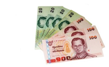 Yüz yirmi Tayland Bahti 'ne yakın çekim. İzole edilmiş