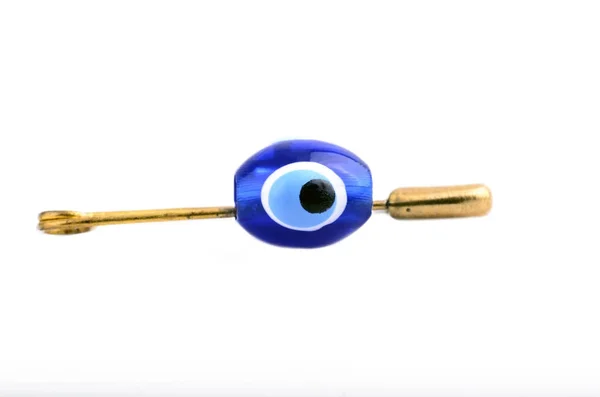 Ward from the evil eye on a pin — Stock Photo, Image