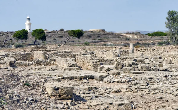 Antiguo faro en Paphos, Chipre —  Fotos de Stock