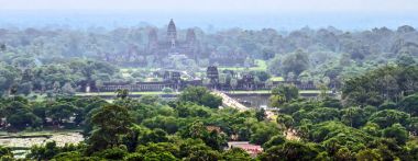 Angkor Wat havadan görünümü, Siem Reap, Kamboçya