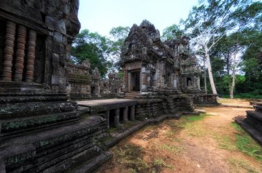 Chau Say Tevoda Tapınağı Angkor tapınakları kompleksi, Kamboçya, Asya