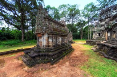 Chau Say Tevoda Tapınağı Angkor tapınakları kompleksi, Kamboçya, Asya