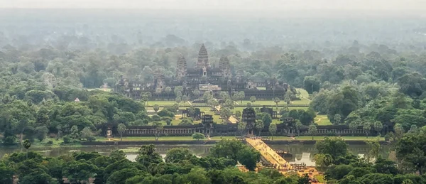 Angkor Wat Madártávlati Képe — Stock Fotó