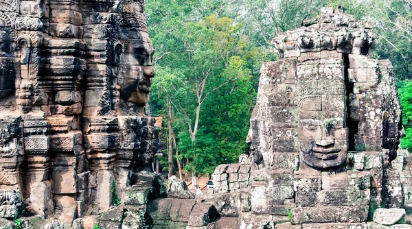 カンボジアのアンコールワットのバイヨン寺院 — ストック写真