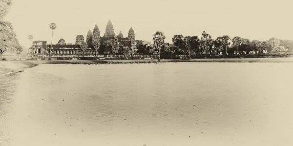 Храм Ангкор Ват Закате Сиемская Жатва Камбоджа — стоковое фото