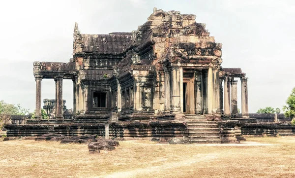 Alte Bibliothek Angkor Wat Kambodscha — Stockfoto