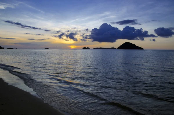 Solnedgång Papar Borneo — Stockfoto