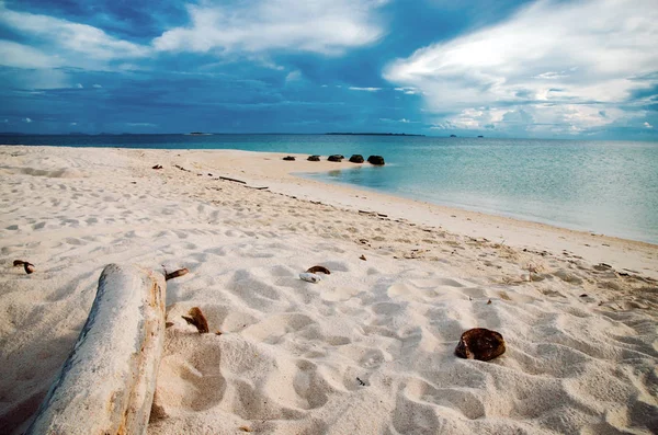 Selingan Ilha Tartaruga Perto Bornéu Mar Sulu — Fotografia de Stock