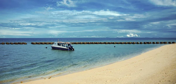 Остров Черепах Селинган Близ Борнео Море Сулу — стоковое фото
