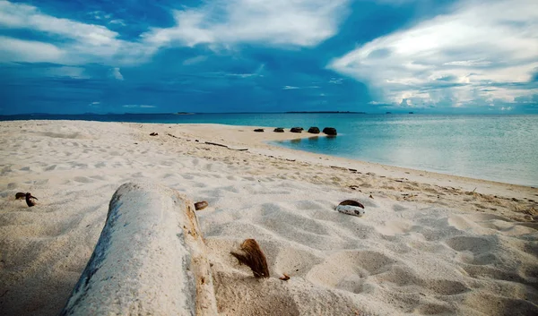 Isla Tortugas Selingan Cerca Borneo Mar Sulu — Foto de Stock