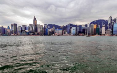 Hong Kong, Çin - 04 Mayıs 2013: Hong Kong Victoria Limanı Çin, Hong Kong. 