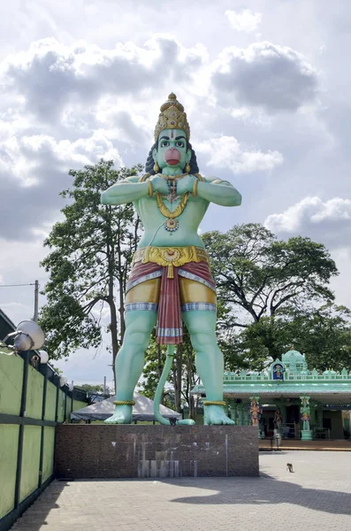 Szobor Hindu Isten Batu Barlangok Indiai Templom Kuala Lumpur Malajzia — Stock Fotó