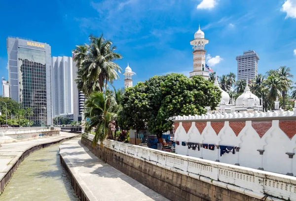 Kuala Lumpur Malásia Maio 2013 Mesquita Masjid Jamek Centro Kuala — Fotografia de Stock