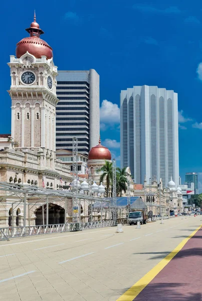 Sultan Abdul Samad byggnaden i KL stad — Stockfoto