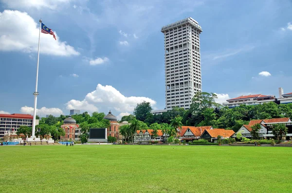 Merdeka square en Selangor club — Stockfoto