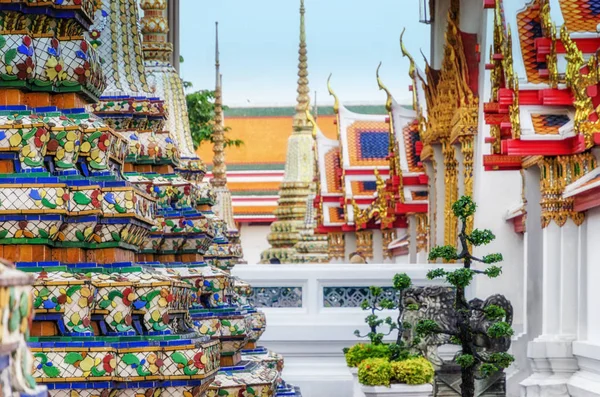 Wat Pho Temple, Bangkok, Tailândia — Fotografia de Stock