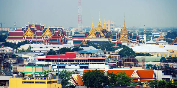 Bangkok Panorama Golden Mountain Thailand — Stock Photo, Image