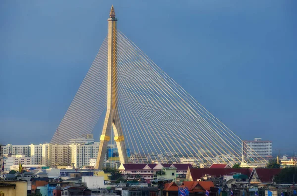 Mega Ponte Bangkok Tailândia Rama Bridge — Fotografia de Stock