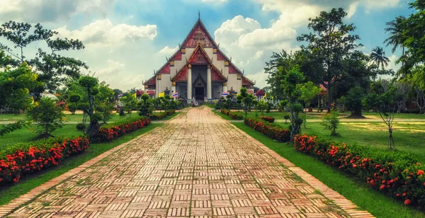 Wat Phra Si Sanphet Ayutthaya - Ayutthaya parc historique a été — Photo