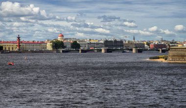 St. Petersburg ve Neva nehir, Rusya Federasyonu