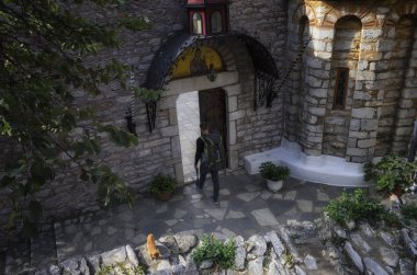 Athos Saint Anna kutsal bir skete