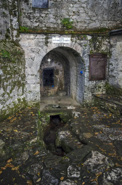 The holy spring of Athanasius of Athos — Stock Photo, Image