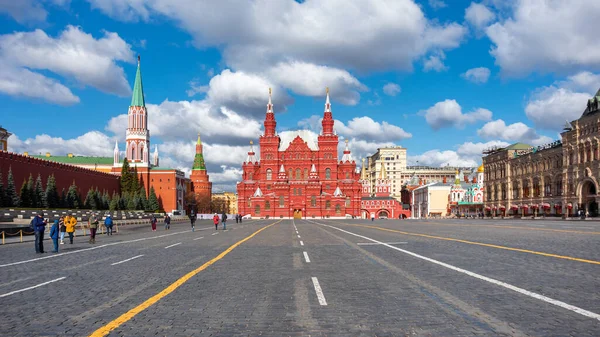 Moskau Russland März 2020 Staatliches Historisches Museum Roter Platz Moskau — Stockfoto