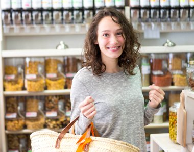 çekici kadın shooping