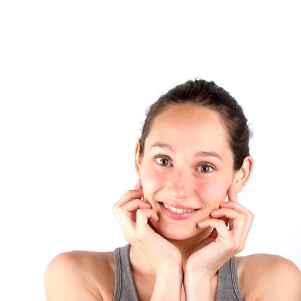 Mooie jonge vrouw — Stockfoto