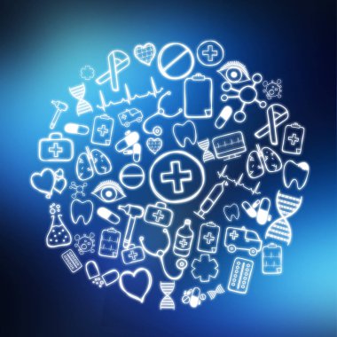 tıbbi el çekilmiş simgesi 