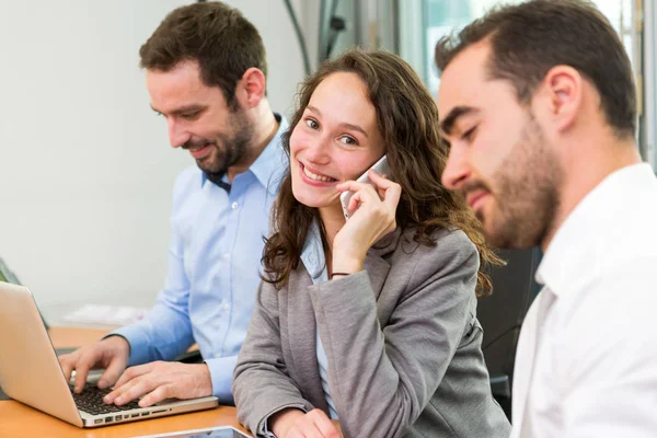 View of a Group of business associates working together — Stock Photo, Image