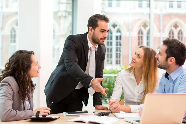 Grupo de trabajadores empresariales — Foto de Stock