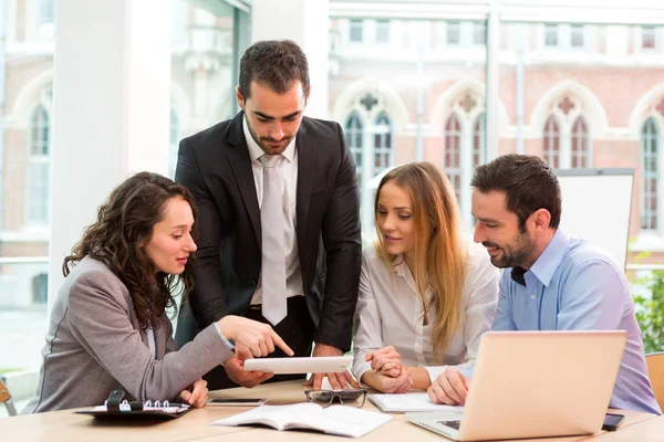 Grupo de trabajadores empresariales — Foto de Stock