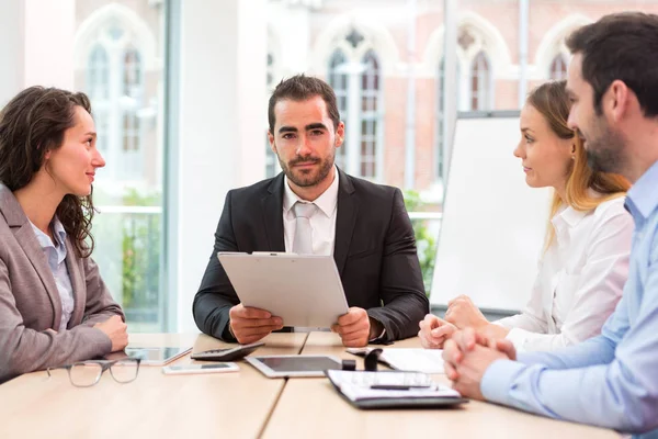 Grupo de trabajadores empresariales — Foto de Stock