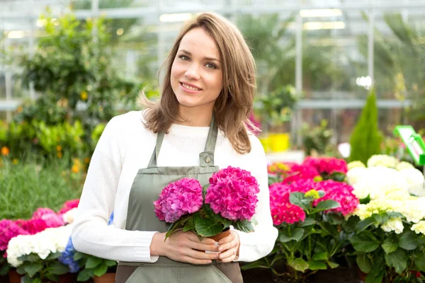 Bitki Kreş çalışan kadın