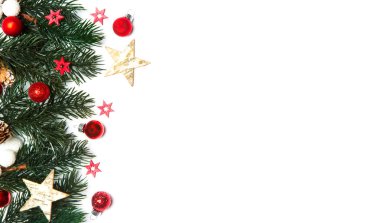 Noel beyaz arka plan dekor ile