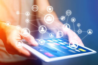 İş uluslararası ağ arabirimi - teknoloji kavramı