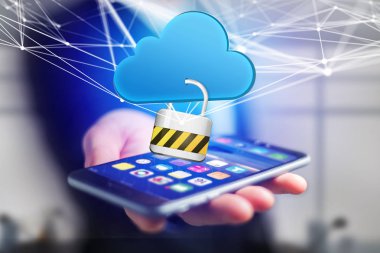 Asma kilit güvenlik bulut bağlı