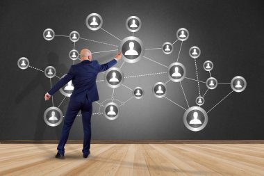 İş ağı ile işadamı