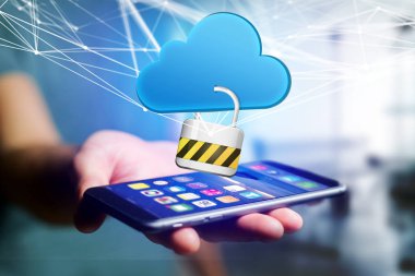 Asma kilit güvenlik bağlı