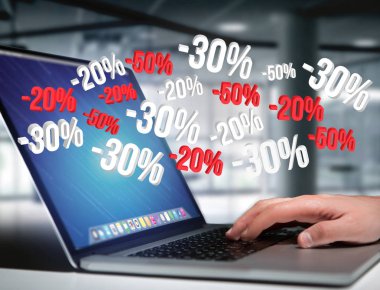 Satış promosyon arabirim üzerinden uçan