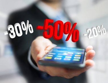 Satış promosyon arabirim üzerinden uçan