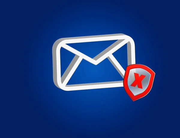 Vue du symbole Email — Photo