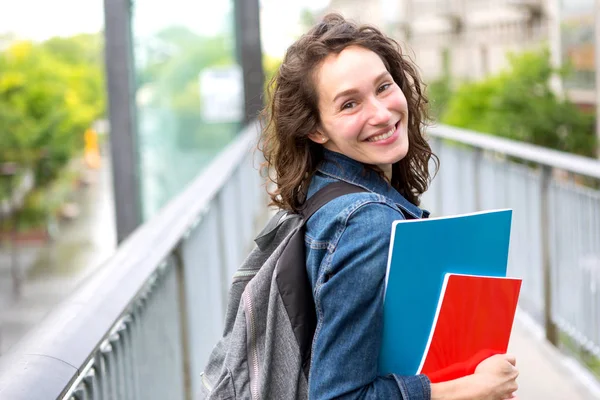Young student with backpack — Stock Photo, Image