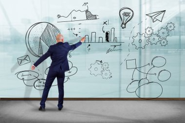 İş ve teknoloji kavramı 