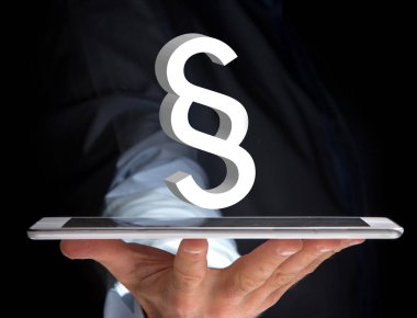 Adalet ve hukuk sembolü 