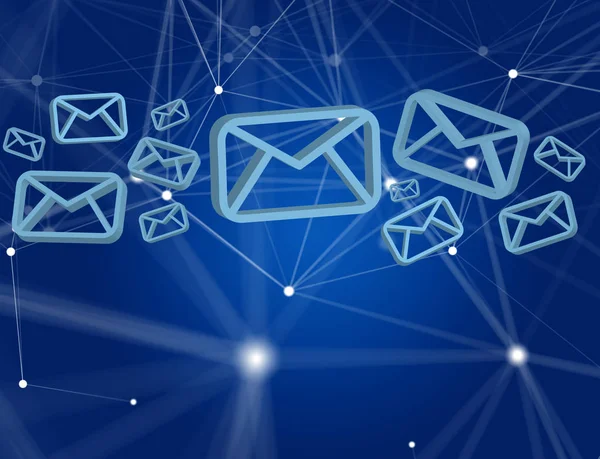 Mavi e-posta simgesi 