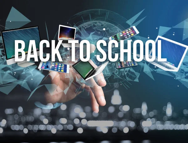 Geri okul başlık kaplı için aygıtlar tarafından