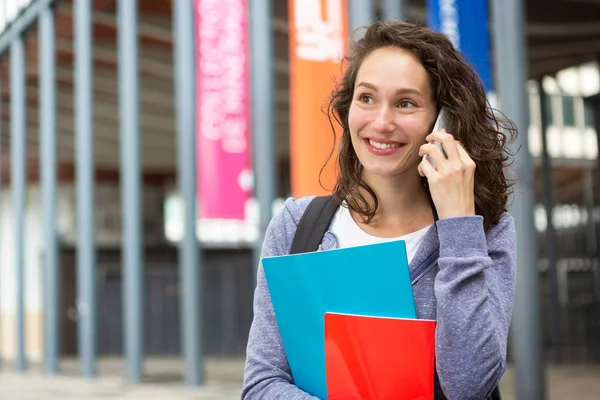 Portrait of a young student with backpack — Stock Photo, Image