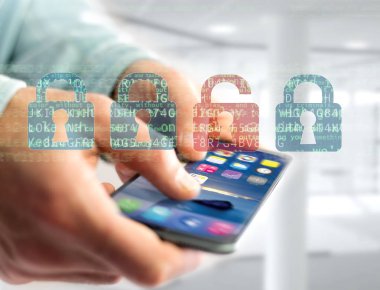 Siber saldırı kavramı bir teknoloji arabiriminde 